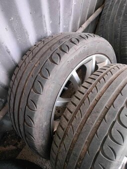 4ks alu disky 5x100 R17 pneu 225/45 R17 7mm - 2