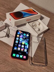 Iphone 14 128gb product red TOP stav - 2