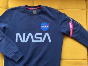 Pánska námornicka mikina Alpha Industries-Nasa - 2