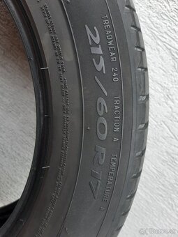 Sada letných pneu 215/60 R17 - predaj. - 2