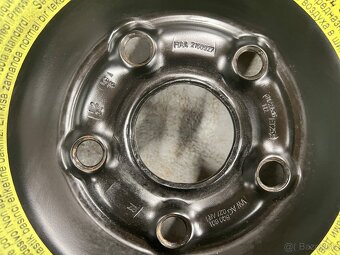 Tenké dojazdove koleso 5x112 R16 VW - 2