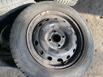 Letné pneumatiky 185/60 R14 + disky 4x100 - 2