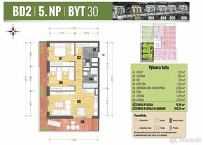 PANORAMA - NOVOSTAVBA 3 IZBOVÝ MODERNÝ BYT 76 M2, TERASA 28  - 2