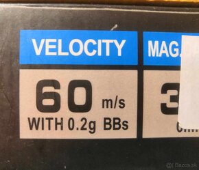 Predám elektrickú airsoftovú pištoľ značky CYMA, CM125 (Repl - 2