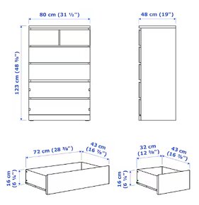 MALM komoda Ikea - 2