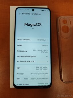 Honor 90 Lite čierny 256GB - 2