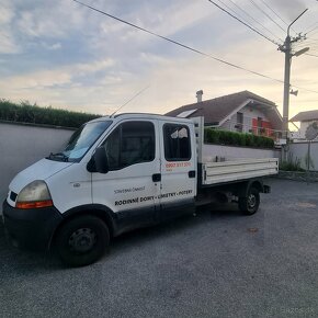 Predam renault master 7 miest valník 2005 - 2