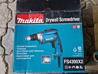 Elektrický skrutkovač Makita FS4300 na sadrokartón - 2