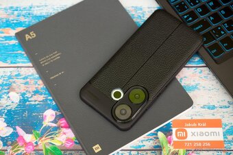 Puzdro s koženkovým vzorom Xiaomi / Redmi / Poco - 2