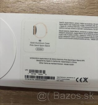 Apple watch SE 40mm rose gold - 2