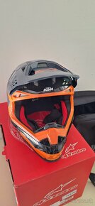 Predám prilbu Alpinestars S-M 10 KTM Supertech - 2