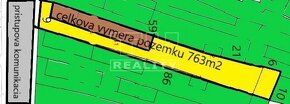 NA PREDAJ RD V OBCI TRENČÍN - KUBRÁ S VÝMEROU 763 M2. - 2