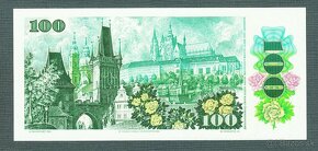 Staré bankovky - 100 kčs 1989 Gottwald bezvadný stav - 2