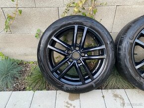 5x112 R17 Black Sada diskov Letné 205/50 - 2