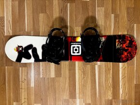 Detsky snowboard (113cm), s viazanim - 2