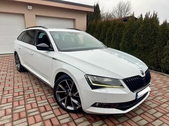 Superb Combi III 2,0 TDI Sportline 140kW Top stav - 2