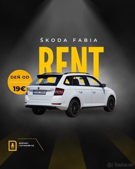 Prenájom Škoda Fábia - 2