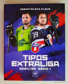 Hokejové kartičky TIPOS EXTRALIGA 2024/2025  BASE SET+ALBUM - 2