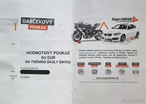 Poukaz na tréning školy šmyku - 2