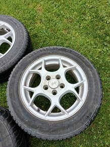 Alu disky 5x100 R14/Zimné pneumatiky Matador 185/60 R14 - 2