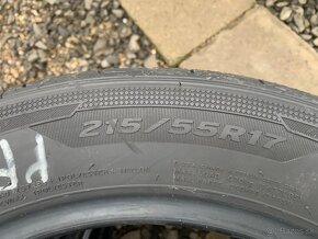 Nové letné pneu Hankook 215/55R17 - 2