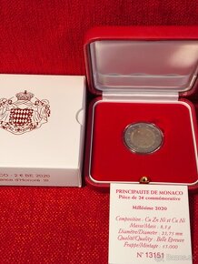 2 Euro Monaco 2020 - Prince Honore III. (Proof) - 2