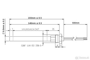 Zapaľovacia špirála 280W s 3/8 závitom HT62651 - 2