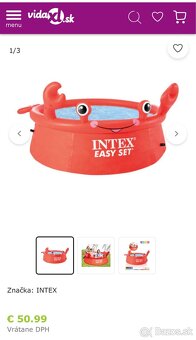 Intex Happy Krab bazén - 2