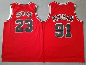 NBA dres Michael Jordan, Dennis Rodman Chicago Bulls basket - 2