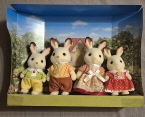 Sylvanian Families Chocolate Rabbit Family Set - 2