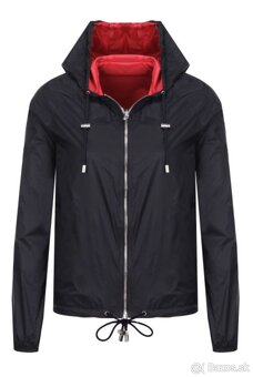 Emporio Armani bunda modrá a červená 2 v 1 windproof - 2