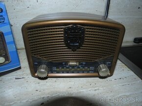 Predam nove mensie retro radio CMIK,BT,USB - 2