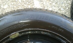 Celoročné pneumatiky 165/70 R14 na diskoch Fabia 1 - 2