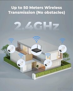 IP WIFI 5Mpx SET 6KS otočné kamery s nočným videním. - 2