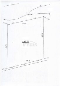 Na predaj: Rovinatý pozemok v Rajeckej doline - 3754 m² - 2