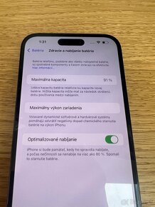 Predám iPhone 14 PRO MAX 512GB, TOP stav, VOLNY - 2