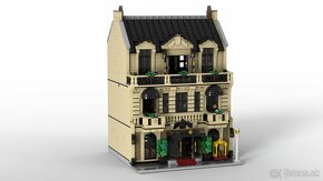 LEGO MOC Modulární hotel - 5454 dílků - NOVÉ - 2