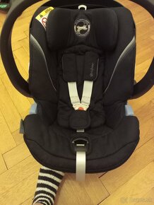 Cybex Aton 5, Deep black,  autosedačka 0-13 kg, vajíčko - 2