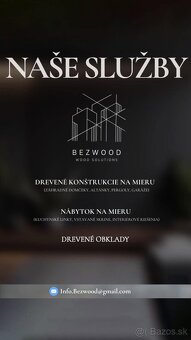 Drevené konštrukcie a nábytok na mieru – Bezwood - 2