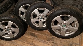 5x100 r14 originál škoda pneu zimné 185/60 r14 - 2