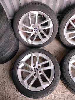 4ks alu disky orig. Seat ( škoda ) 5x112 R17 pneu - 2