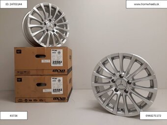 Mercedes C, E alu disky 7J R16 5x112 ET32 1224 - 2