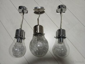 3 ks stropné lampy svietidlá - 2