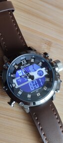 hodinky AVIATOR MILITARY BIDEN LED MULTIFUNKČNÍ CHRONOGRAF - 2