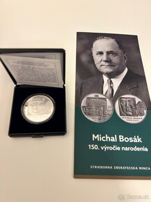 10 eurová strieborná minca Michal Bosák - 2