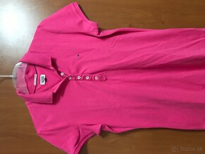 TOMMY HILFIGER originál fuksia damske polotricko L - 2