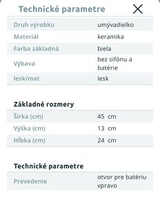 Umývadielko v top stave - 2