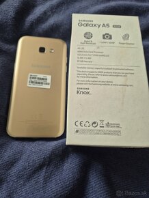 Samsung A5 2017 voľný gold v peknom stave plne funkčný na di - 2