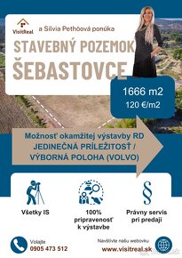 Stavebný pozemok 1666 m2, Košice - Šebastovce ul Levand - 2