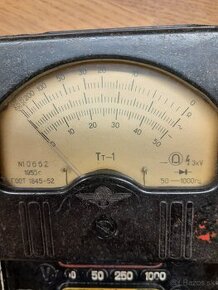 Predám multimeter TT-1, 1955 rok výroby - 2